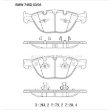 Semi-Metallic Car Brake Pads OE:34110300361 for BMW